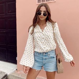 Free people Long Sleeve Bodysuit